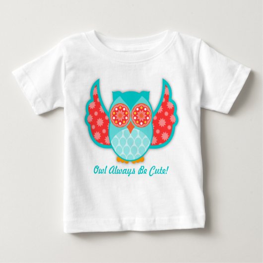 Owl Boheme Blauwgroen en rood (Voorkant)