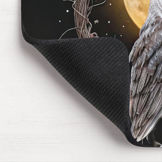 Owl Boho Dreamcatcher with Moon Mystical Muismat (Hoek)