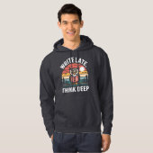  Owl Book Moon Vintage Sunset Hoodie (Voorkant volledig)