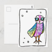 Owl Briefkaart (Voorkant / Achterkant)