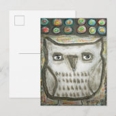 Owl Briefkaart (Voorkant / Achterkant)