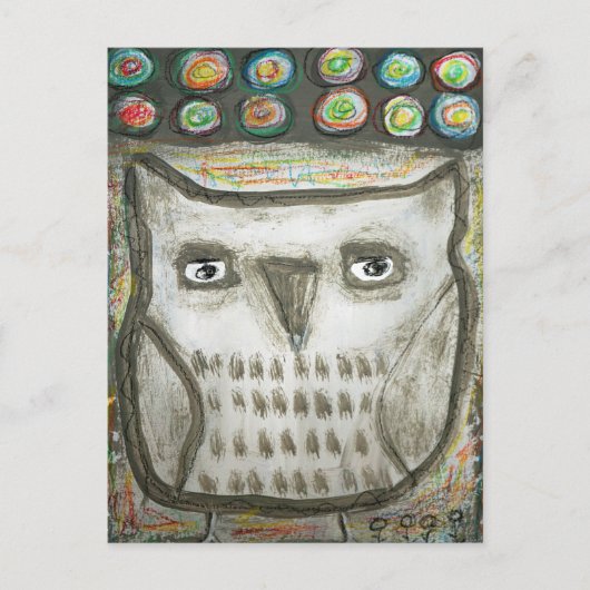Owl Briefkaart (Voorkant)
