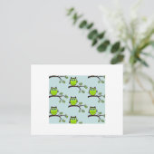 Owl briefkaart (Staand voorkant)