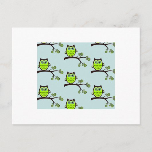 Owl briefkaart (Voorkant)