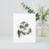 Owl Briefkaart (Staand voorkant)