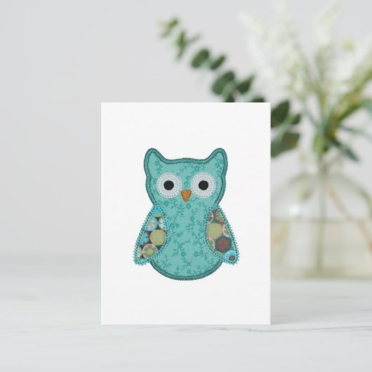 Owl briefkaart (Staand voorkant)