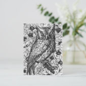Owl Briefkaart (Staand voorkant)