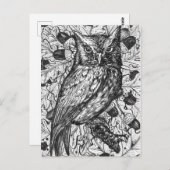 Owl Briefkaart (Voorkant / Achterkant)