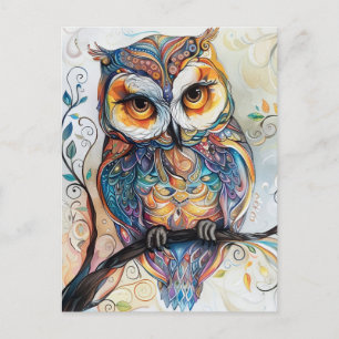 Owl Briefkaart