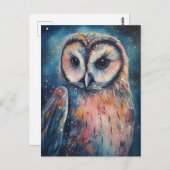 Owl Briefkaart (Voorkant / Achterkant)