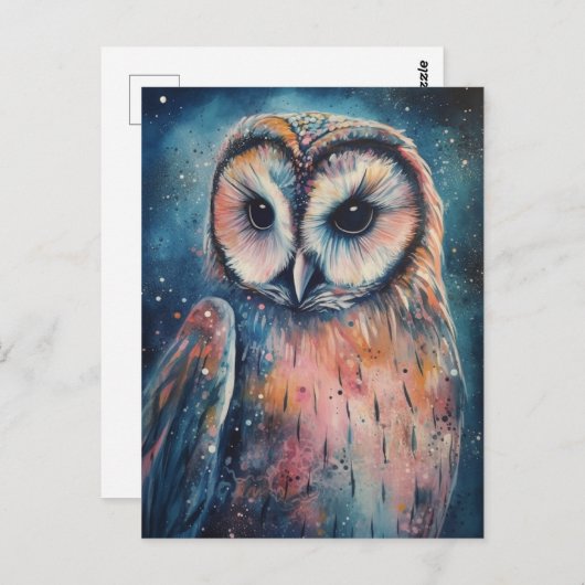 Owl Briefkaart (Voorkant / Achterkant)
