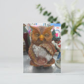 Owl Briefkaart (Staand voorkant)