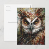 Owl Briefkaart (Voorkant / Achterkant)