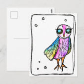 Owl Briefkaart (Voorkant / Achterkant)