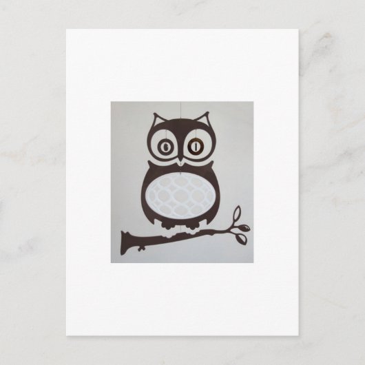 Owl briefkaart (Voorkant)