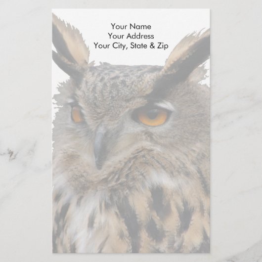 Owl Briefpapier (Voorkant)