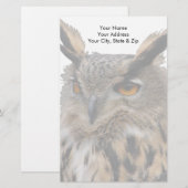 Owl Briefpapier (Voorkant / Achterkant)
