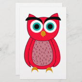 Owl Briefpapier (Voorkant / Achterkant)