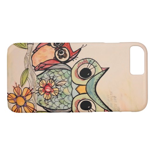 Owl Buddies Case-Mate iPhone Case (Achterkant (Horizontaal))