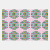 Owl, Butterfly en Dragonflies, Birthday Inpakpapier Vel (Voorkant 3)