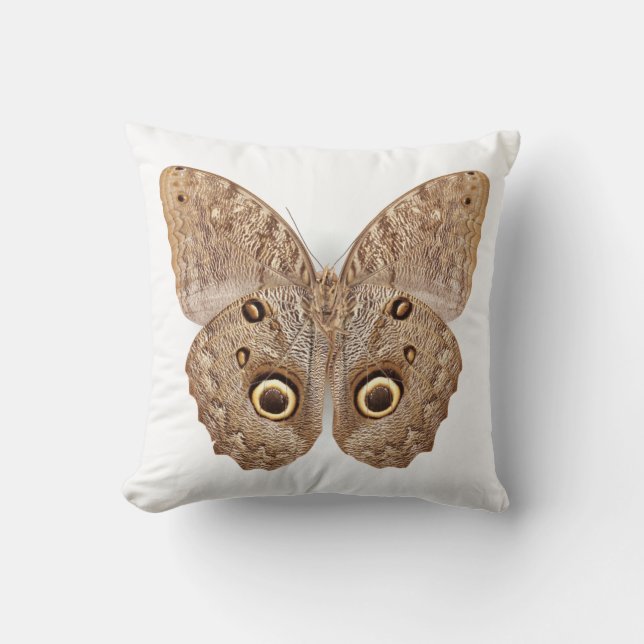Owl Butterfly Kussen (Voorkant)