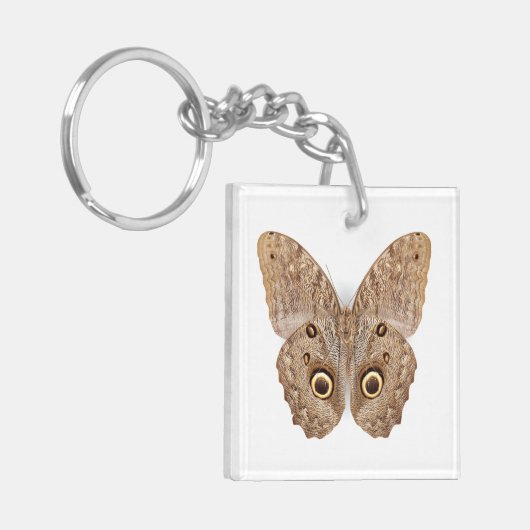 Owl Butterfly Sleutelhanger (Voorkant Links)
