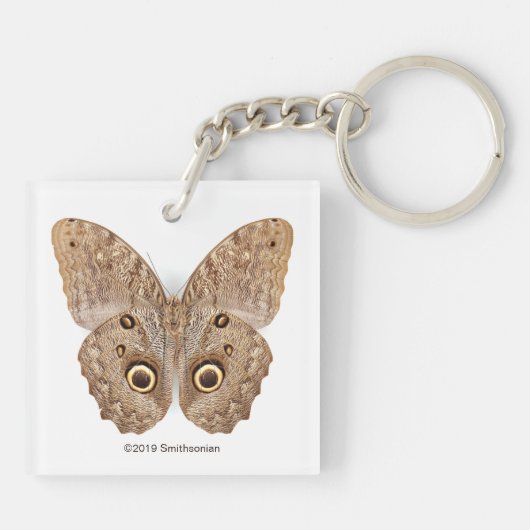 Owl Butterfly Sleutelhanger (Achterkant)