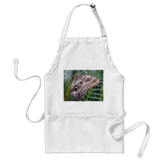 Owl Butterfly Standaard Schort (Voorkant)