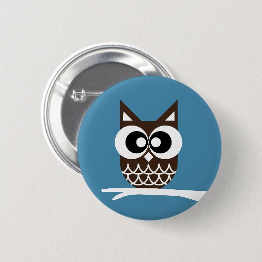 Owl Button (Voorkant /achterkant)