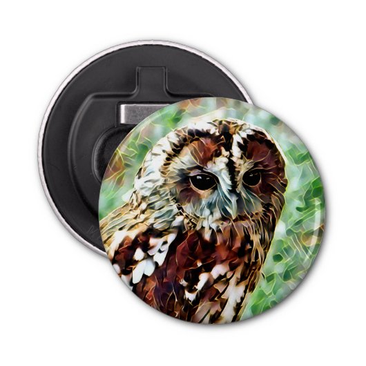 OWL BUTTON FLESOPENER (Voorkant)