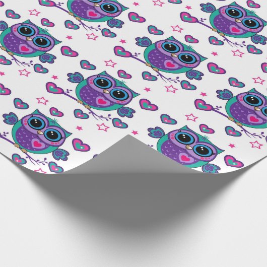 Owl Cadeaupapier (Hoek)