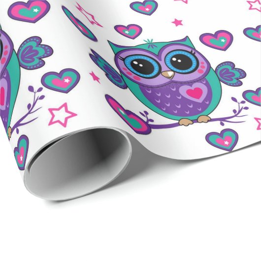 Owl Cadeaupapier (Rol Hoek)
