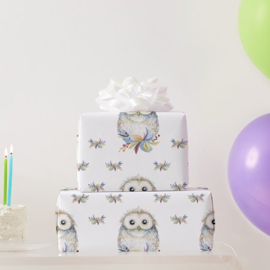 Owl Cadeaupapier (Feestgeschenken)