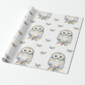 Owl Cadeaupapier (Uitgerold)