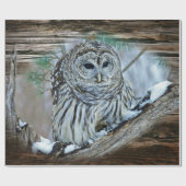 Owl Cadeaupapier (Vlak)