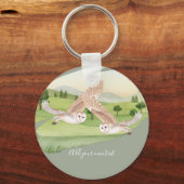 OWL CADOU - Gepersonaliseerd Sleutelhanger (Voorkant)