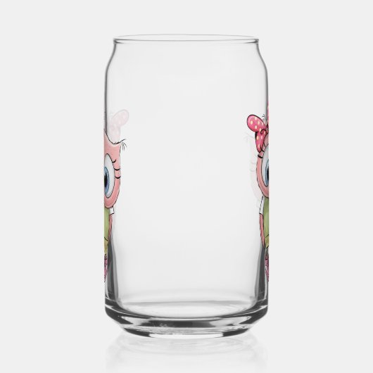 Owl Can Glass Blikvorm Glas (Links)