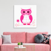 Owl Canvas Afdruk (Insitu (Woonkamer))