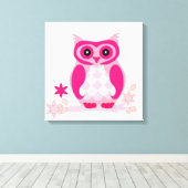 Owl Canvas Afdruk (Insitu (Houten vloer))