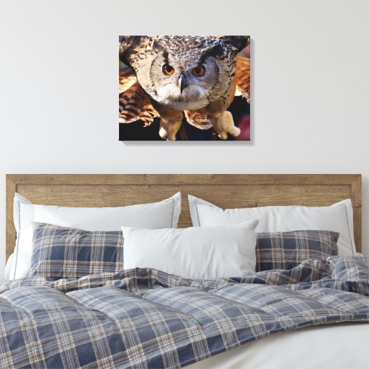 Owl Canvas Afdruk (Insitu (Slaapkamer))