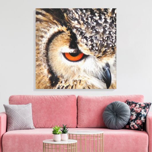 OWL CANVAS AFDRUK (Insitu (Woonkamer))