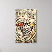 Owl Canvas Afdruk (Voorkant)