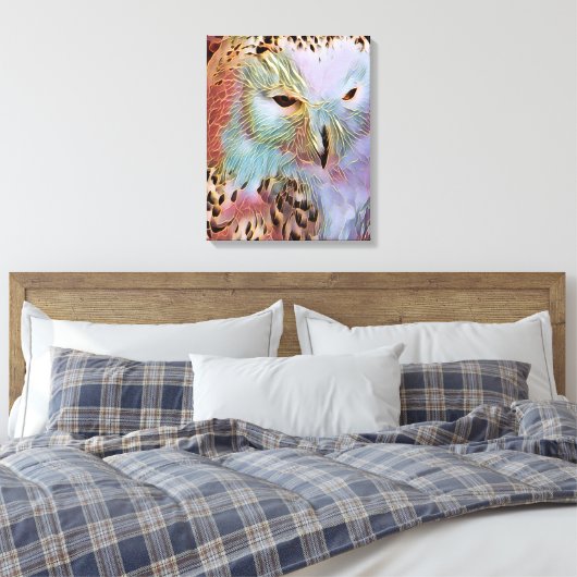 OWL CANVAS AFDRUK (Insitu (Slaapkamer))