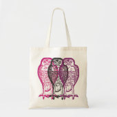 Owl Canvas tas (Voorkant)