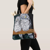 Owl Canvas tas (Dichtbij)
