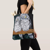 Owl Canvas tas