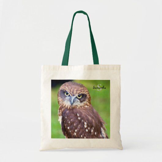 Owl Canvas tas (Voorkant)