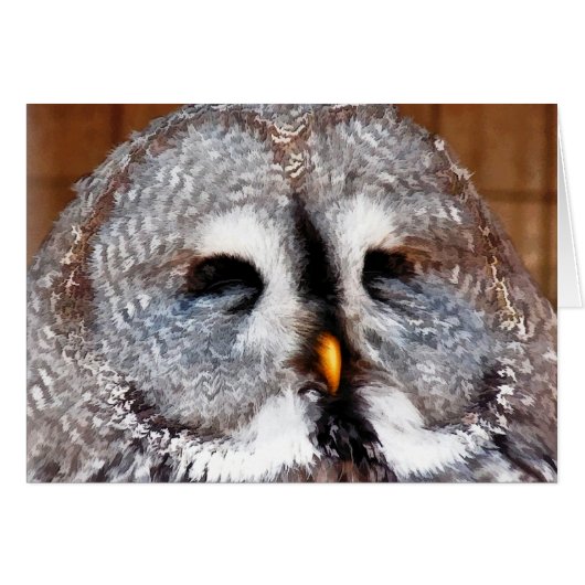 OWL CARD (Voorkant Horizontaal)