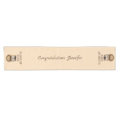 Owl Cartoon Afstuderen Table Runner Korte Tafelloper (Horizontaal)