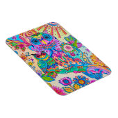 Owl Cartoon Bird Cute Animal Doodle Sketch Art Magneet (Rechterzijde)